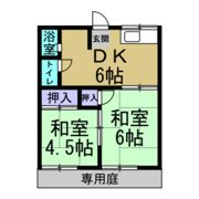 コーポ原の間取り画像