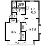 サンピュア宮沢IIの間取り画像