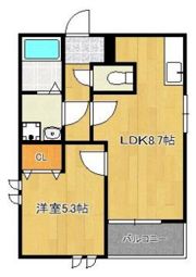 Grazioso戸畑の間取り画像