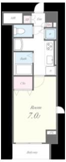 セントラーレビラジオの間取り画像