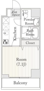CITY PRIME 南千住の間取り画像