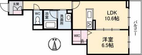 シャーメゾンルッカの間取り画像