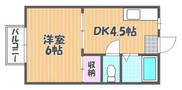 サンサリーレ富原の間取り画像