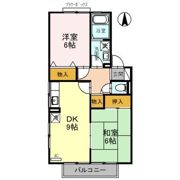 コーポラスITOⅡ Aの間取り画像