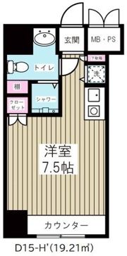 SOCIETY SEASONS(D-015)の間取り画像