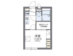 レオパレス芳田の間取り画像