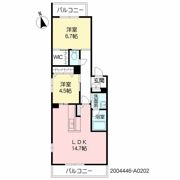 シャーメゾン カルパの間取り画像