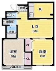サミットマンションの間取り画像