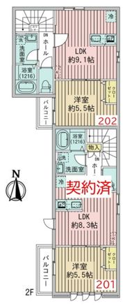 Crea Court 荻窪桃井の間取り画像