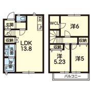 TWIN PIT 下代の間取り画像