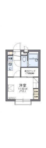 レオパレスフィールド Ⅰの間取り画像