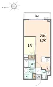 Impleos和光eastの間取り画像