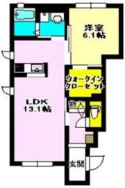 ラフィーネ上中居の間取り画像