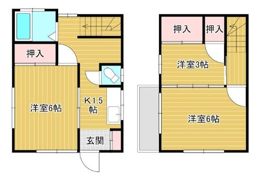 新中里貸家の間取り画像
