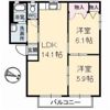ディアス川南 A棟の間取り画像