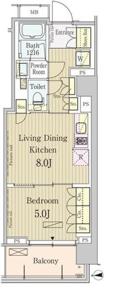 パークアクシス池田山の間取り画像