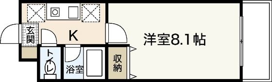 レジデンス山崎の間取り画像