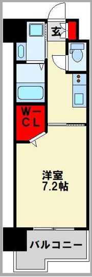 アルゴヴィラージュ工大前の間取り画像