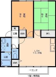 ソレジオ南梅本の間取り画像
