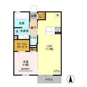 グランコートカルハマの間取り画像