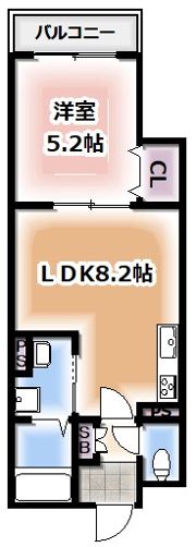 クリエオーレ北条の間取り画像
