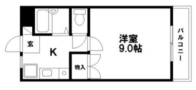 桂マンションⅡの間取り画像