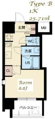スプランディッド大山の間取り画像