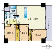 ロワールマンション篠栗3の間取り画像