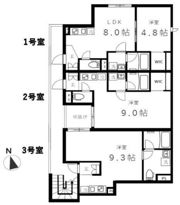 K RESIDENCEの間取り画像