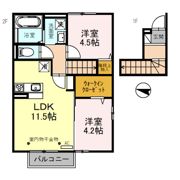 Luminous(ルミナス)西大泉の間取り画像