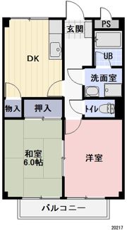 プラージュMの間取り画像