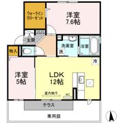 ラ・ソラーレ Ⅱ棟の間取り画像