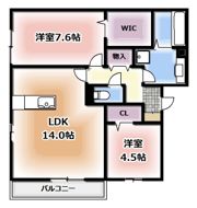 este centelleo hideの間取り画像