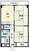 コーポ桜の町の間取り画像