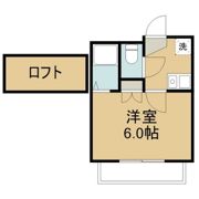 アップルハウス銀杏町Bの間取り画像