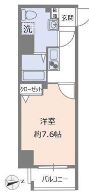 クレイシア蔵前の間取り画像