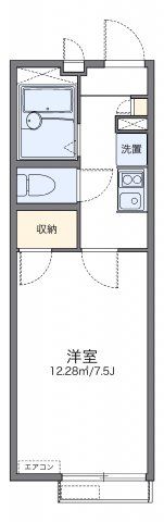レオパレスプランタンソレイユの間取り画像