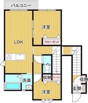 シャーメゾン大南の間取り画像