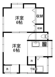 新座平屋貸家の間取り画像