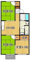 ハイツ杉野の間取り画像