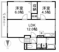 メゾンラフォーレの間取り画像