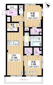oriiro志木レジデンスの間取り画像