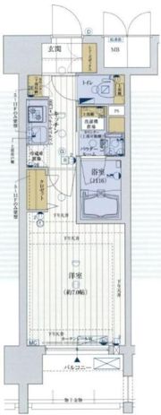 レジュールアッシュ上町台の間取り画像