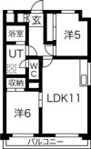 ミラベル元植田の間取り画像