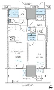 パークアクシス西大島コンフォートスクエアの間取り画像