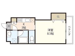 Lutella皆実町の間取り画像