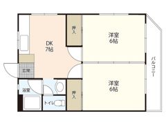 新原第3マンションの間取り画像