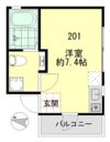 アパートメント新小岩A棟の間取り画像