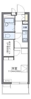 レオパレスエクセル ケンⅢの間取り画像