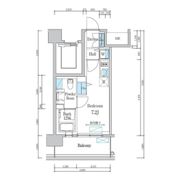 デュオフラッツ仙台木町通エアリの間取り画像